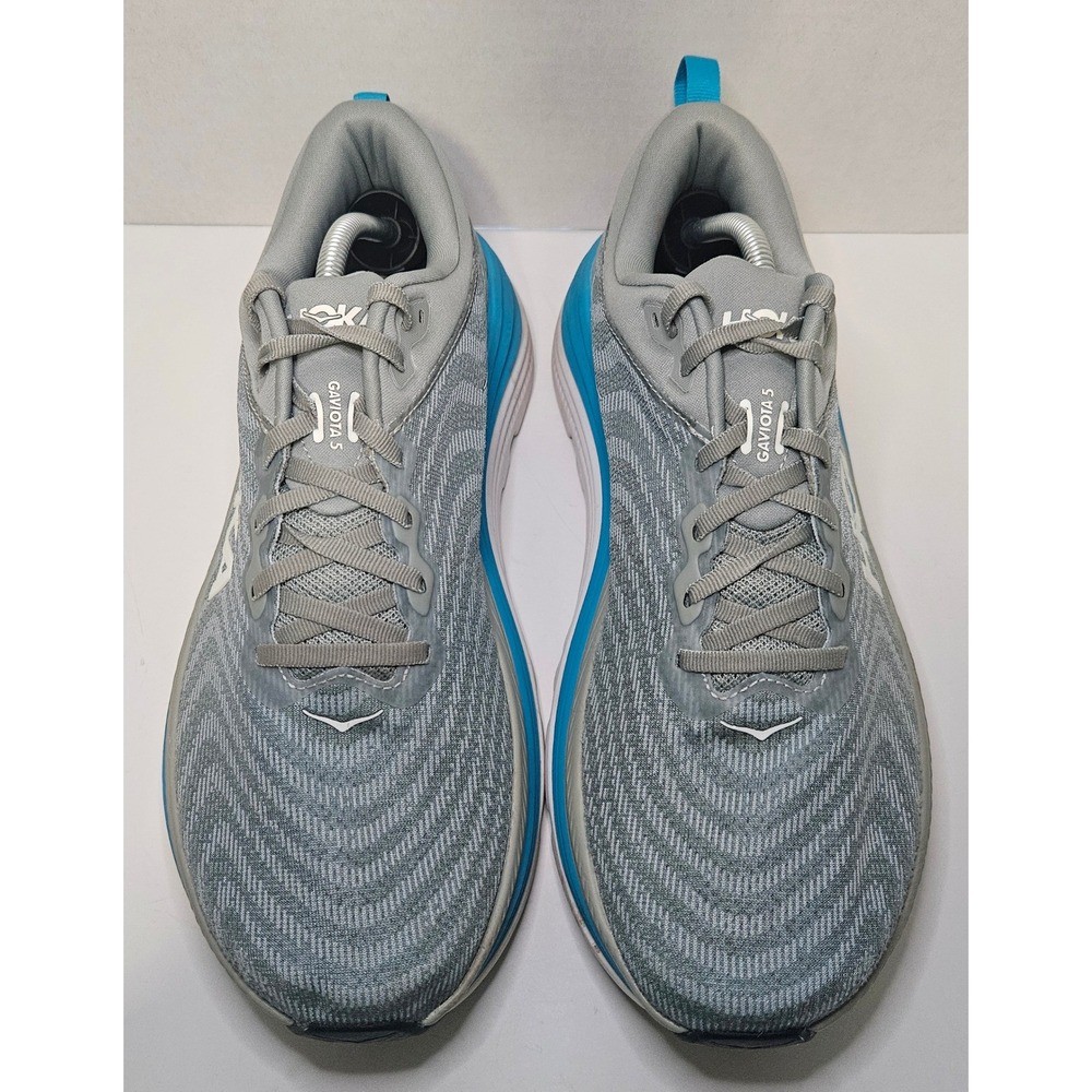 Hoka Gaviota 5 Mens Running Shoes Sneakers Gray Size 11.5 D Comfort Performance - Picture 6 of 11